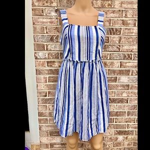 Altar’d State Blue and White Stripe Sundress